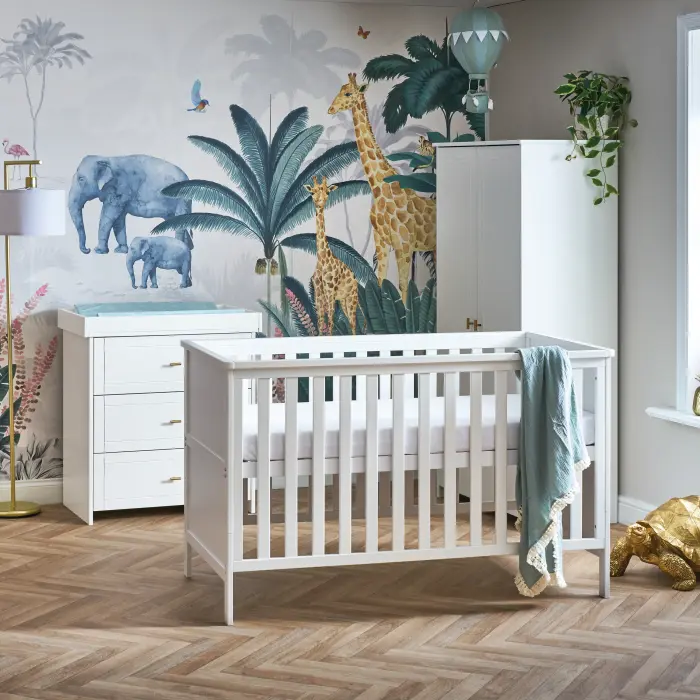 Obaby Evie 3 Piece Room Set - White