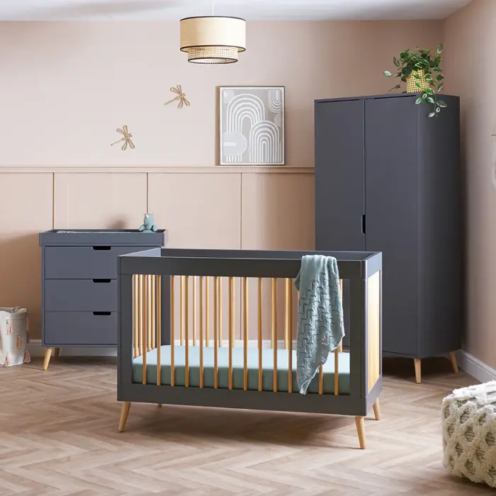 Obaby Maya Mini 3 Piece Room Set - Slate