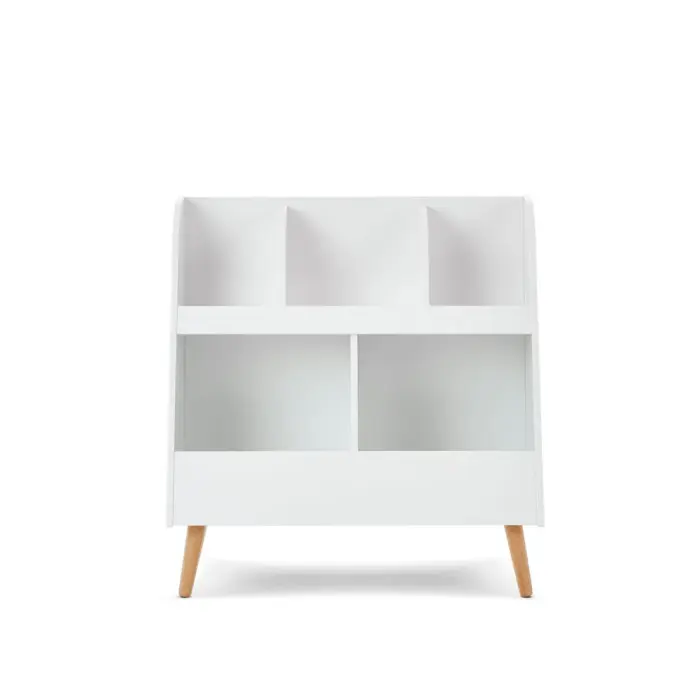 Obaby Maya Bookcase/Toy Storage - White With Natural