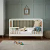 Obaby Maya Cot Bed - White With Natural