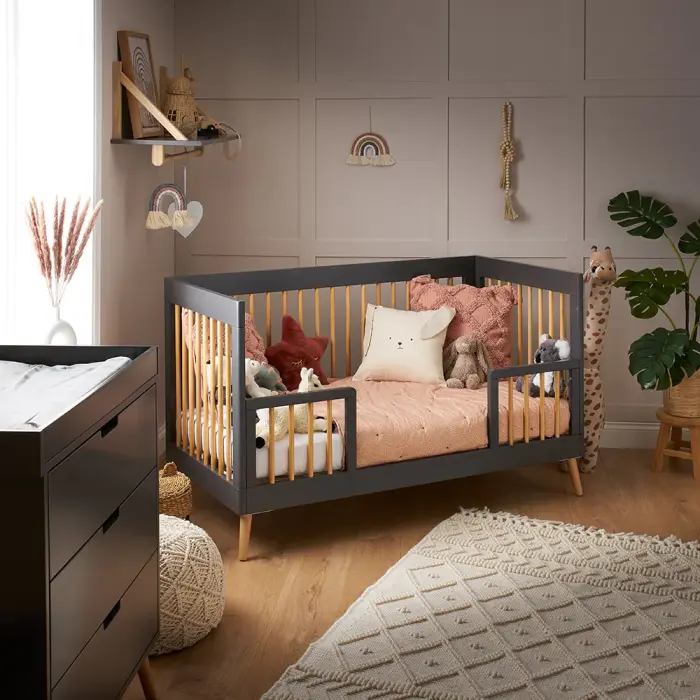 Obaby Maya 3 Piece Room Set - Slate