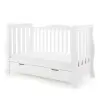 Obaby Stamford Luxe Sleigh 2 Piece Room Set - White