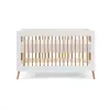 Obaby Maya Cot Bed - White With Natural