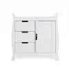 Obaby Stamford Mini Sleigh 2 Piece Room Set - White