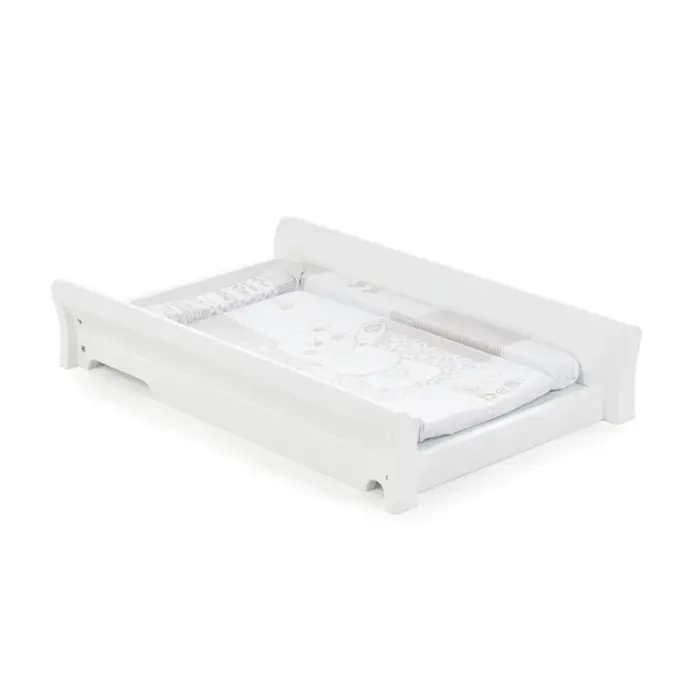 Obaby Stamford Sleigh Cot Top Changer - White