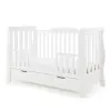 Obaby Stamford Luxe Sleigh 2 Piece Room Set - White