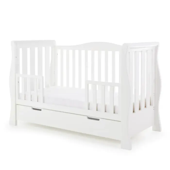 Obaby Stamford Luxe Sleigh 2 Piece Room Set - White