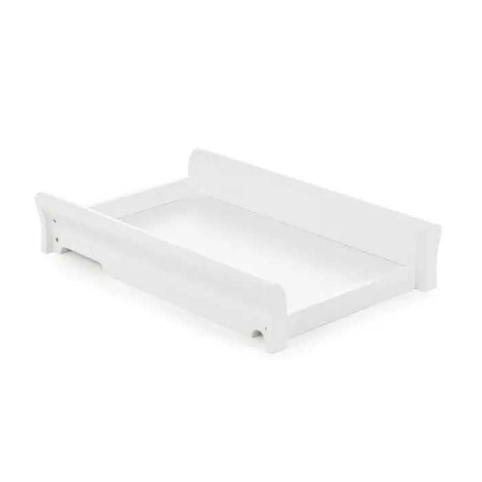 Obaby Stamford Sleigh Cot Top Changer - White