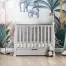 Obaby Stamford Space Saver Sleigh Cot - Warm Grey