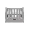 Obaby Stamford Space Saver Sleigh Cot - Warm Grey