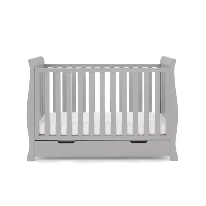 Obaby Stamford Mini Sleigh 2 Piece Room Set - Warm Grey