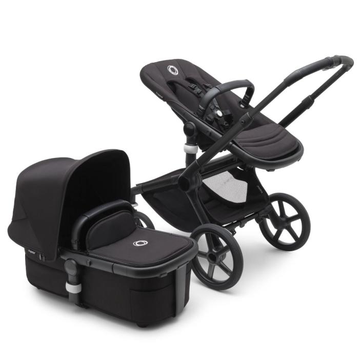 Bugaboo Fox 5 Carrycot And Seat Pushchair - Midnight Black