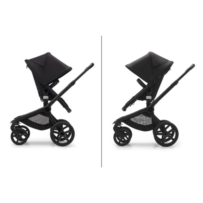 Bugaboo Fox 5 Carrycot And Seat Pushchair - Midnight Black