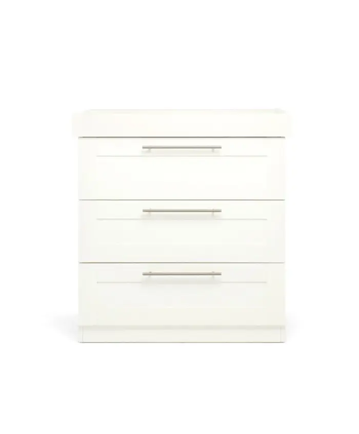 Mamas & Papas Hampden 2 Piece Cotbed Set with Dresser Changer - White