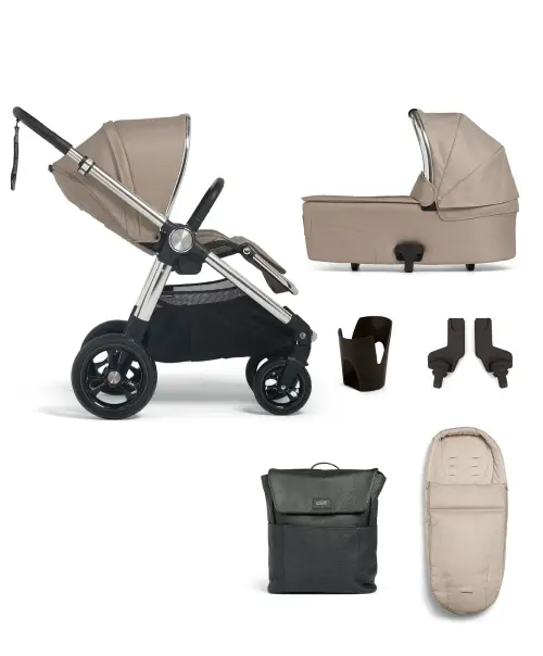 Mamas & Papas Ocarro Pushchair 6 Piece Essentials Bundle - Biscuit