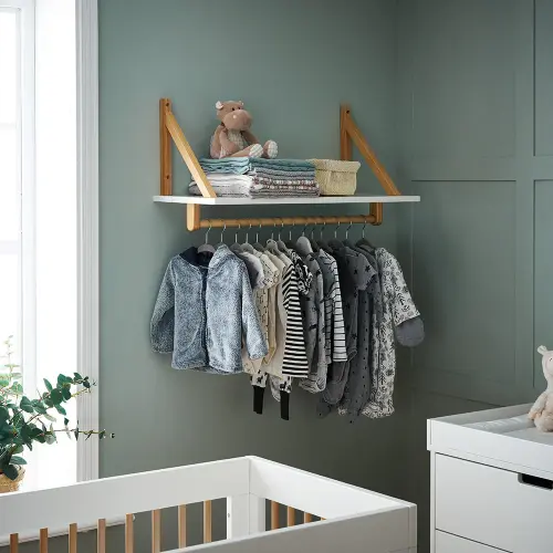 Obaby Maya Shelf - White with Natural