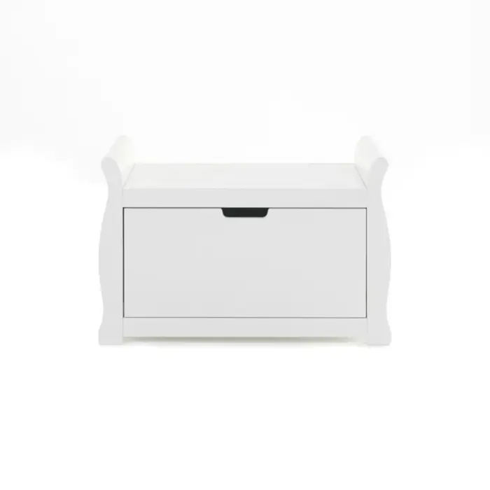 Obaby Stamford Sleigh Toy Box - White