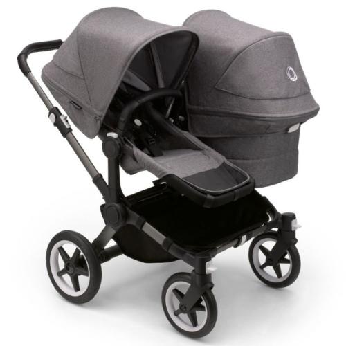 Bugaboo Donkey 5 Duo Complete Pushchair - Grey Melange