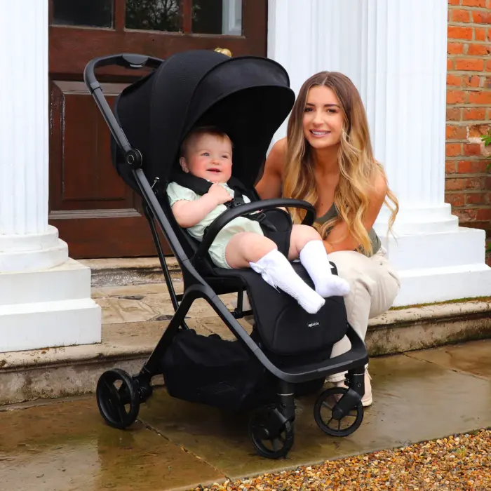 My Babiie MBX7 Auto-Fold Stroller - Black