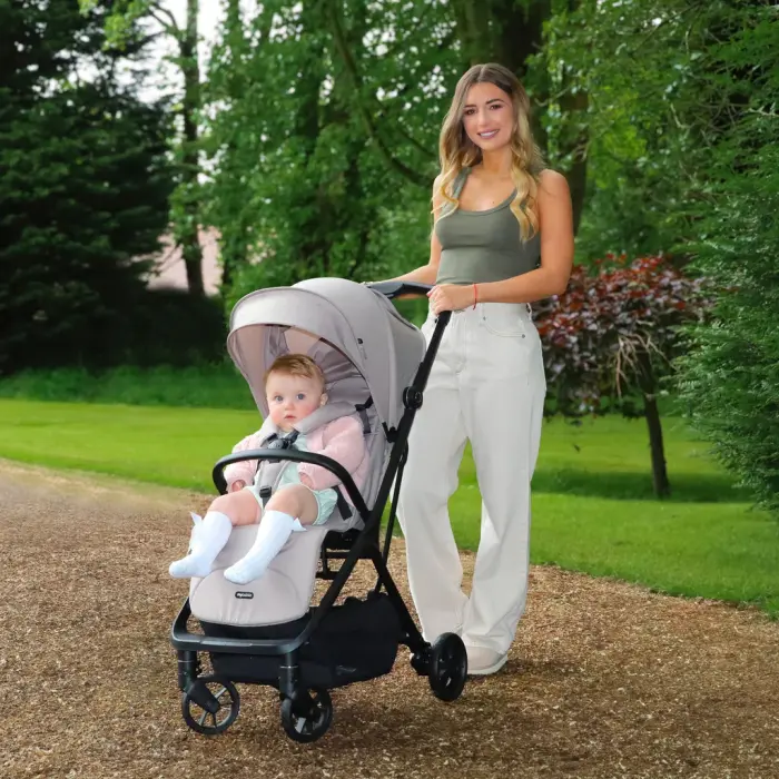 My Babiie MBX7 Auto-Fold Stroller - Camel