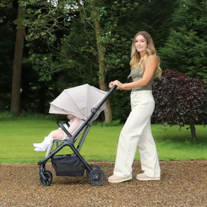 My Babiie MBX7 Auto-Fold Stroller - Camel