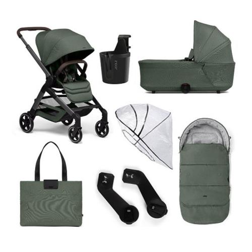 Joolz Hub2 Stroller + Accessories 6pcs Bundle - Forest Green