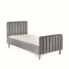 Obaby Gatsby Toddler Bed - Velvet Grey