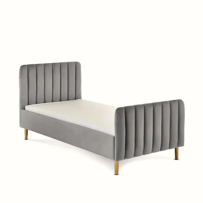 Obaby Gatsby Single Bed - Velvet Grey