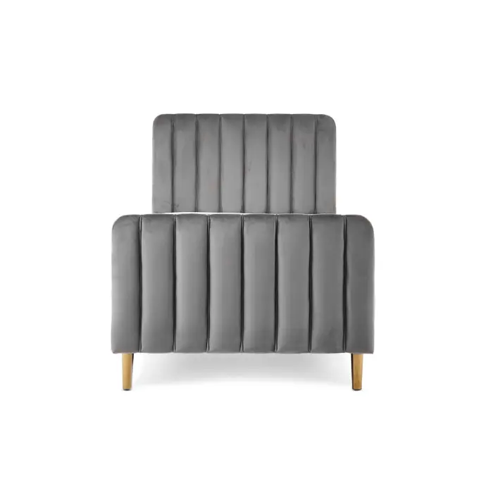 Obaby Gatsby Single Bed - Velvet Grey