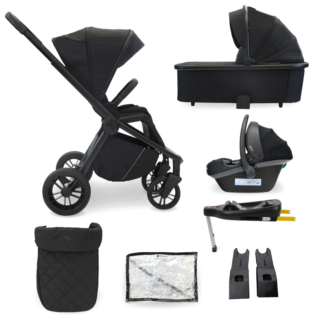 My Babiie MB450i 3-in-1 Travel System - Black