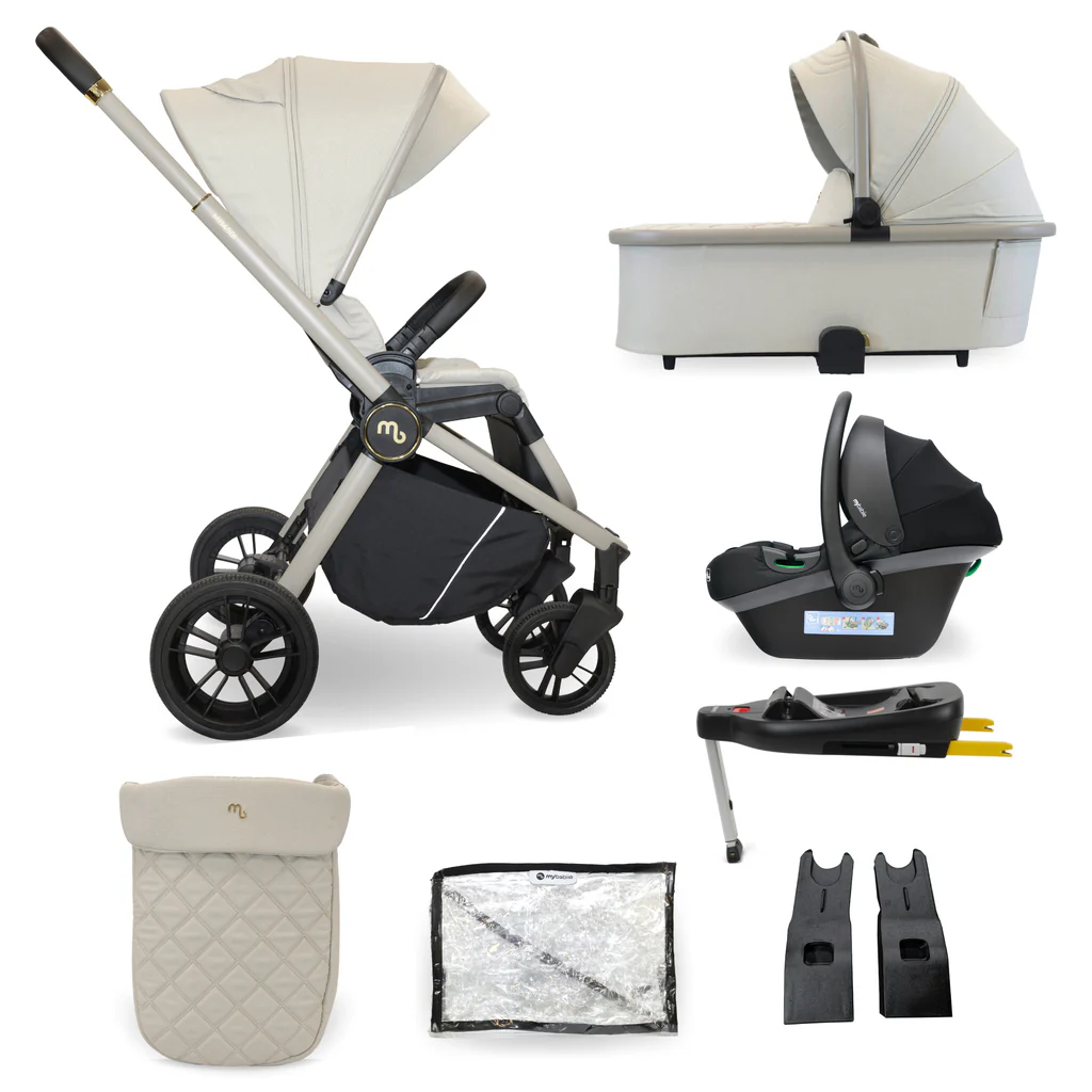 My Babiie MB450i 3-in-1 Travel System - Ivory