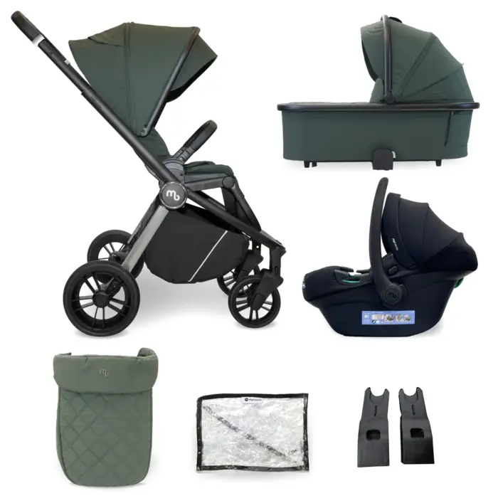 My Babiie MB450i 3-in-1 Travel System - Forest Green - Image 12