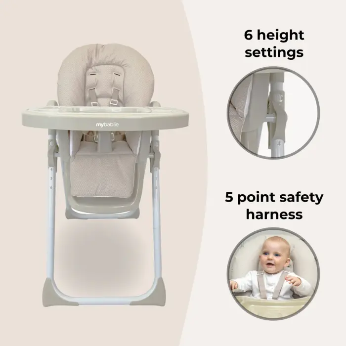 My Babiie MBHC8 Premium Highchair