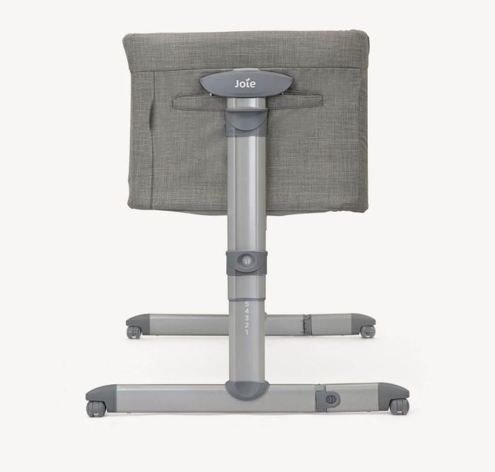 Joie Roomie Glide Bedside Crib- Foggy Grey