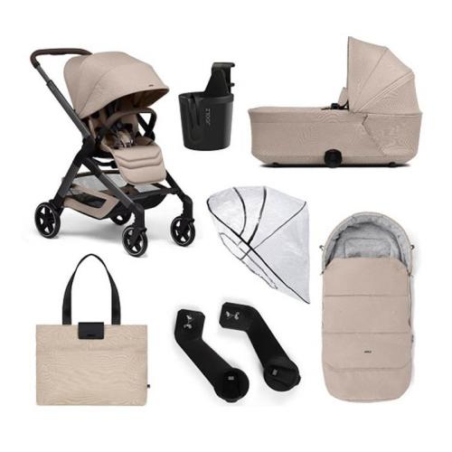 Joolz Hub2 Stroller + Accessories 6pcs Bundle - Sandy Taupe