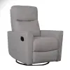 Obaby Savannah Swivel Glider Recliner Chair - Pebble