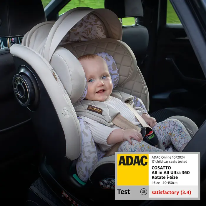 Cosatto All in All Ultra 360 Rotate i-Size Car Seat- Silhouette