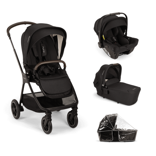 Nuna Triv Next + Pipa Urbn travel system bundle- Caviar