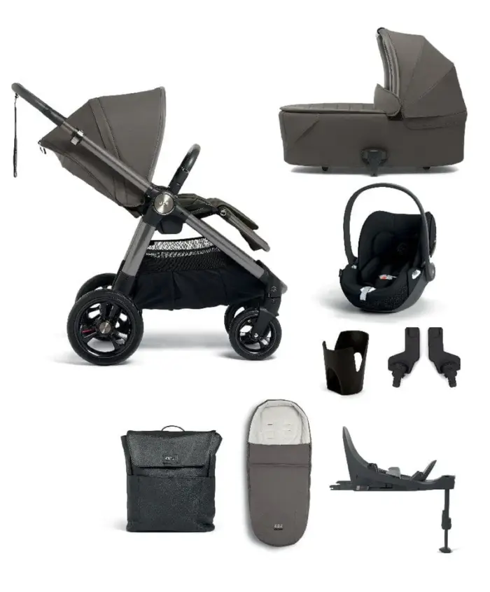 Mamas & Papas Ocarro 8 Piece Travel System with Cloud T - Phantom