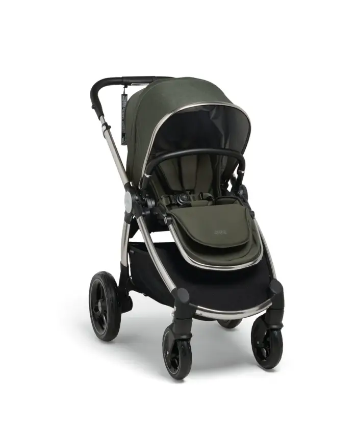 Mamas & Papas Ocarro Pushchair Bundle Cybex Cloud T i-Size Hunter Green 1