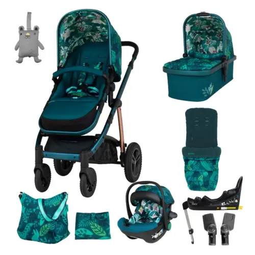 Cosatto Wow 2 Everything Bundle Midnight Jungle Travel System