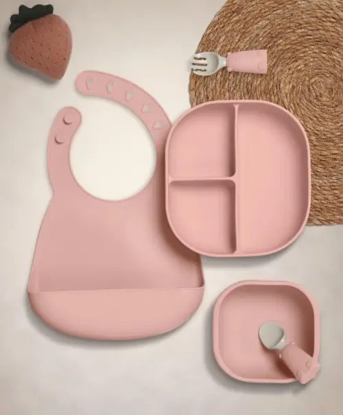 Mamas & Papas First Mealtime Silicone Set - Melba