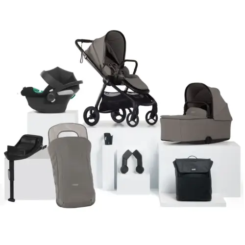 Mamas & Papas Vardo Complete Cybex Aton Bundle in Storm