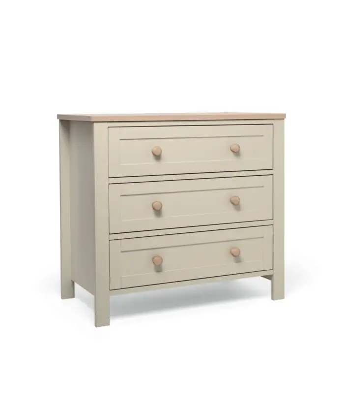 Mamas & Papas Wedmore 2 Piece Cotbed Set with Dresser Changer - Pebble Grey