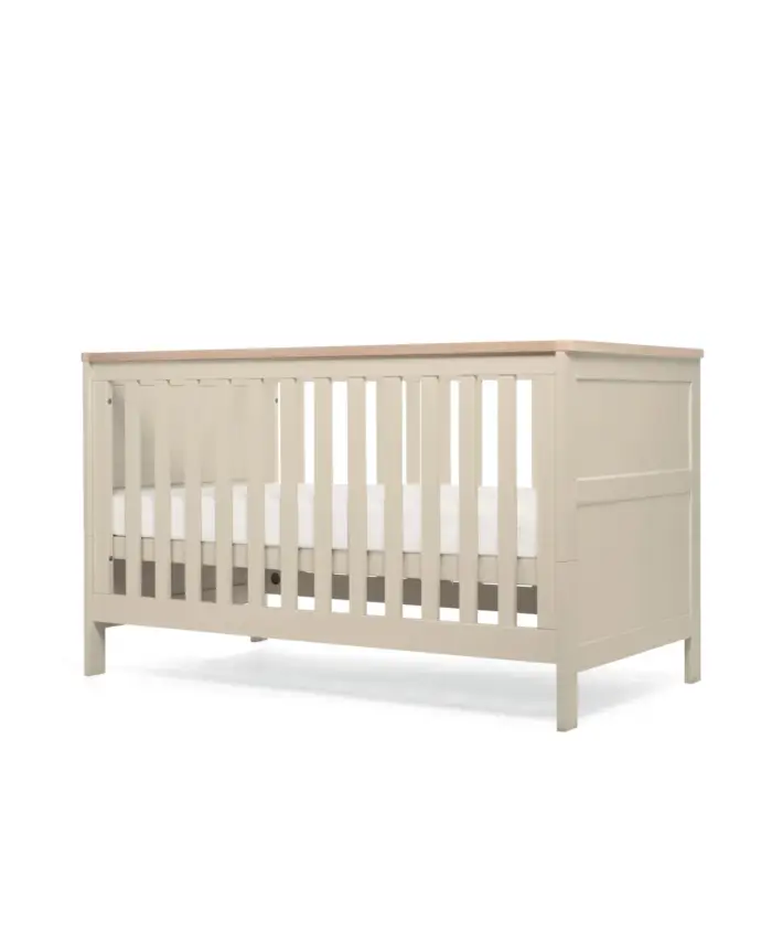 Mamas & Papas Wedmore 2 Piece Cotbed Set with Dresser Changer - Pebble Grey