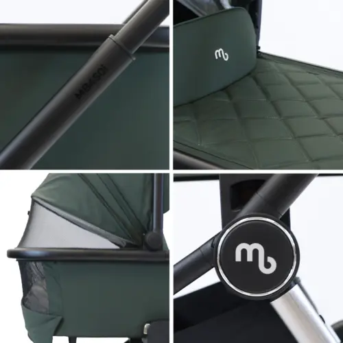 MB450 2-in-1 Pushchair & Carrycot - Forest Green