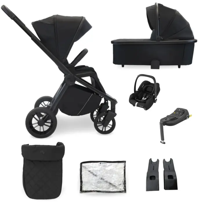 My Babiie 450i Pushchair My Babiie 450i Carrycot My Babiie Car Seat Adapter My Babiie Footmuff My Babiie Raincover Maxi Cosi Cabriofix Infant Carrier & Isofix Base-Black