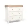 Mamas & Papas Wedmore 2 Piece Cotbed Set with Dresser Changer - White/Natural