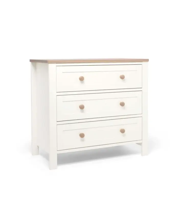 Mamas & Papas Wedmore 2 Piece Cotbed Set with Dresser Changer - White/Natural