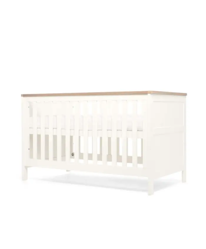 Mamas & Papas Wedmore 2 Piece Cotbed Set with Dresser Changer - White/Natural